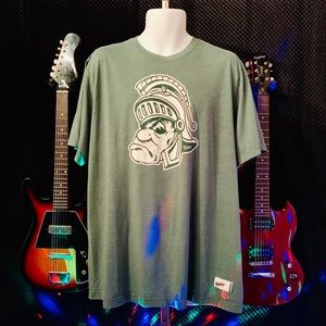 Vtg Nike Michigan State Spartans T-Shirt Sz. 2XL